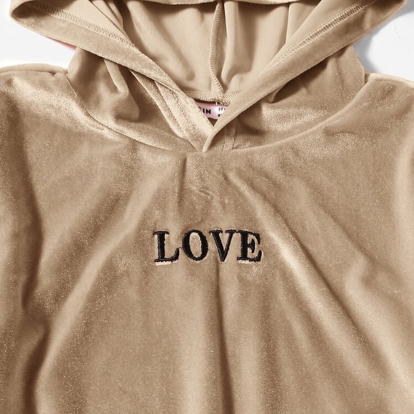 Girls Size 11-12 Black & Tan Hoodie and Jogger Bundle - Picture 8 of 12